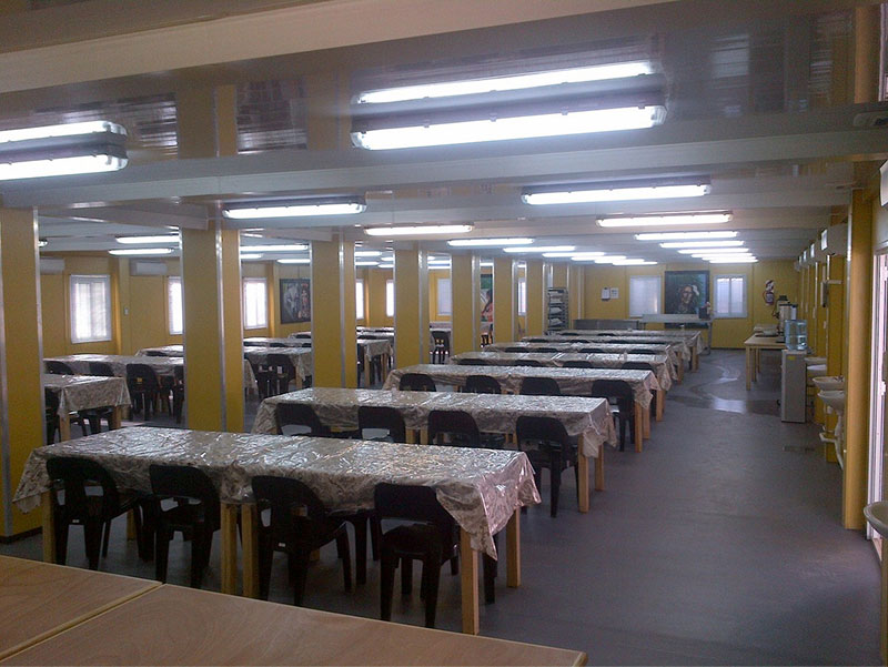 Inside view of canteen area